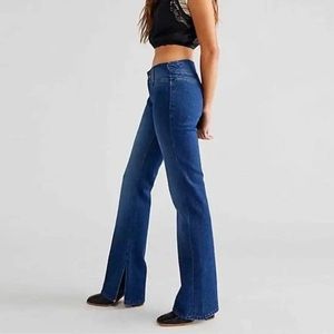 Free People We The Free Stillwater Low Rise Slim Flare Jeans 27